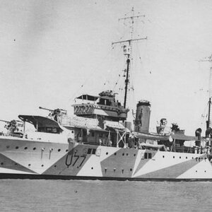 HMAS Yarra (II), a Grimsby-class sloop , 1941