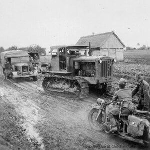 Russian mud and  Stalinetz S-65 tractor