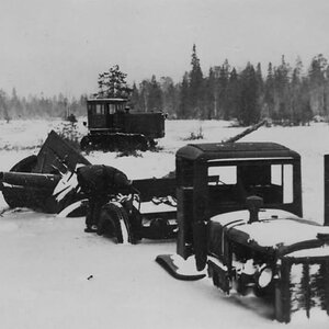 Stalinetz S-65 tractor , Russia , Winter 1941