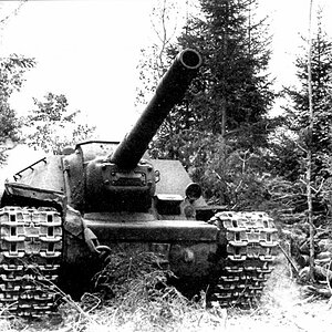 SU-152 of 1539 CAP, 2 Baltic Front, Karelia,  1944 (1)