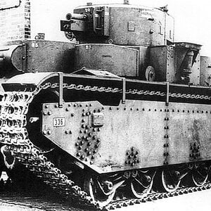 T-35 soviet heavy tank model 1938, the general view, Fall 1941 (3)