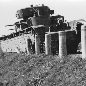 T-35 soviet heavy tank, 68 Tank Regiment, 34 Tank Division, 1941 (2)