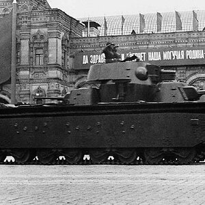 T-35 soviet heavy tank  model 1939 in Moscow 1940 (2)