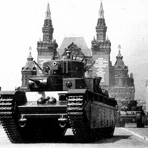 T-35 soviet heavy tank  in Moscow (2)