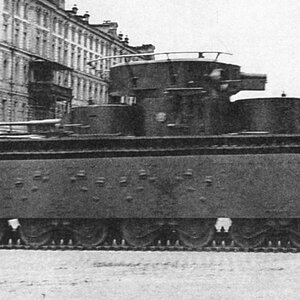 T-35 soviet heavy tank  in Moscow (1)