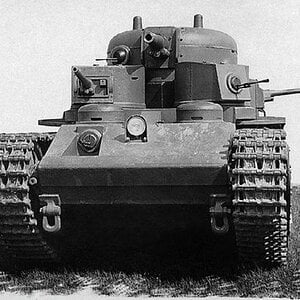 T-35-1 soviet heavy tank, the front view, Summer 1932 (2)