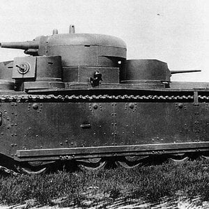 T-35-1 soviet heavy tank, the side view, Summer 1932 (1)