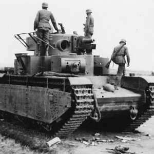 T-35 soviet heavy tank model 1937, 67 Tank Regiment, 34 Tank Division, 1941