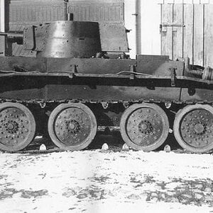 The prototype of the Polish  cruiser tank  PZInż 10 TP,  1938 (4)
