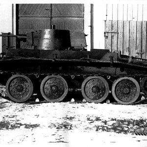 The prototype of the Polish  cruiser tank  PZInż 10 TP,  1938 (3)