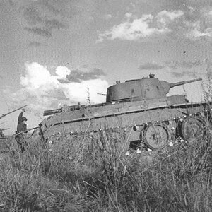 A soviet BT-7 tank, 1939