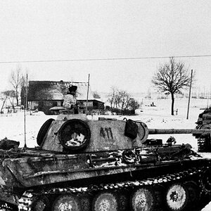 The German Pz.Kpfw. V Panther, 1945