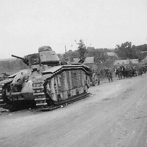 A French tank Char B1-bis no.238 ,France, 1940