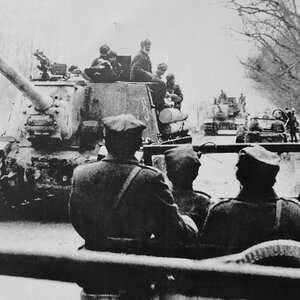 ISU 122 near Berlin, 1945