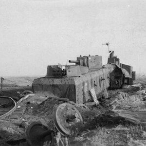 A soviet armoured train knocked out in 1941 (2)