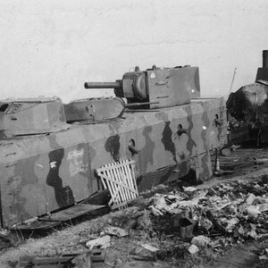 A soviet armoured train knocked out in 1941 (1)