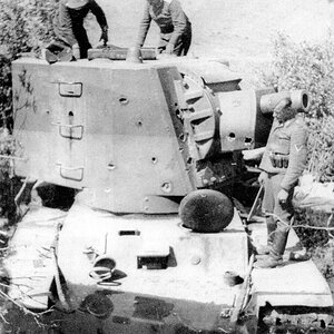 KV-2, an early production tank,  1941 (5)