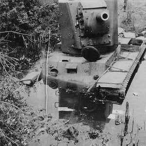 KV-2, an early production tank,  1941 (3)