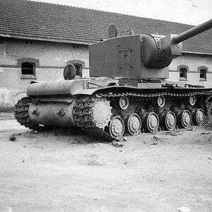 KV-2 heavy tank captured near Lvov, 1941