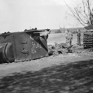 KV-2  heavy tank destroyed 1941
