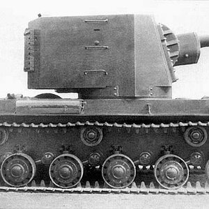 KV-2 U-4 early heavy tank 1940, the side view
