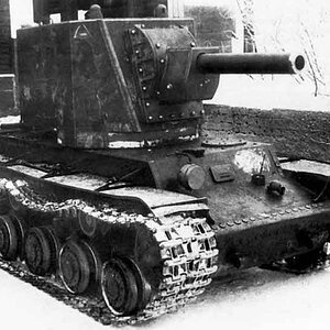 KV-2 U-0 early heavy tank 1940, the general view