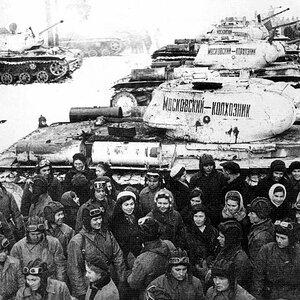 KV-1S heavy tanks ,1942