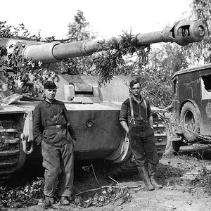 A Panzer VI Tiger of the Pz.Abt. 502, 1943