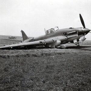 An abandoned Il-2 single seater,  1941-1942