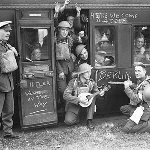 British soldiers at the beginning of the WW2.