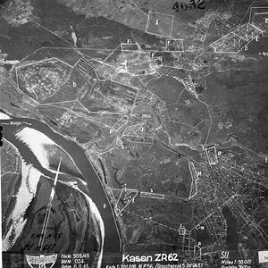 Kazan, a German air recce picture taken in 1943