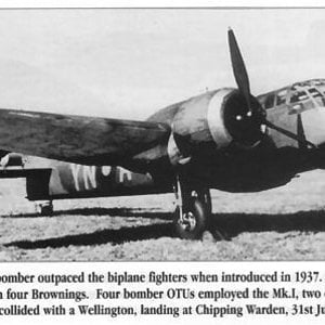 Blenheim Nightfighter taken from bomber command losses by Wr Chorley
