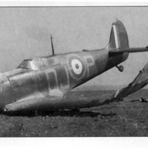 Spitfire of 92sdn after a forced landing.jpg