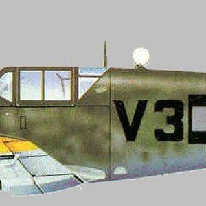 BF109G-6 of the Hungarian 102 Independent Fighter Group, summer 1944
