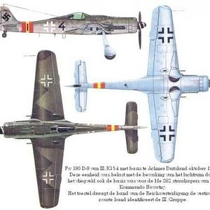 Fw-190 3 view