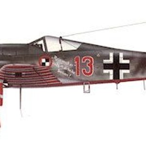 Fw-190D Red13 pallate