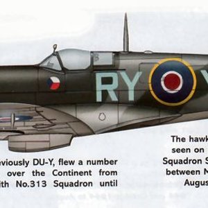 Spitfire HF MKIXc RY-Y NH422 313sdn