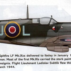 Spitfire LF MkIXc DU-L Mj931 312sdn