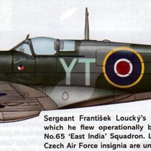 Spitfire Mk Vb YT-E AR435 65sdn