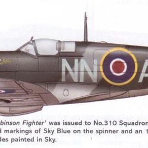 Spitfire MkVb NN-A AR423 310sdn