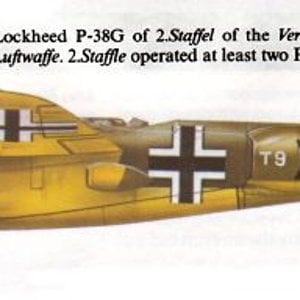 P38G in Luftwaffe Colours.