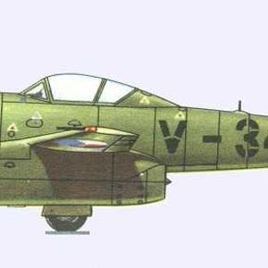 Avia S-92 V-34 (Post-war Czechoslovak built Me 262)