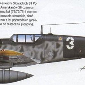 Bf 109G-6 Slovak, 13th Slovcak Air Force Squadron, 1944