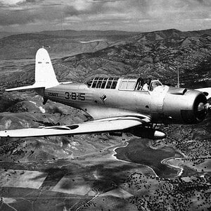 Vought SB2U-1 Vindicator, BuNo. 0741, VB-3, 1938