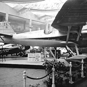 PZL P-24/II prototype, the International Paris Air Show, 1934