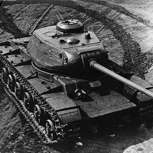 KV-85 heavy tank, Summer 1943, the top view