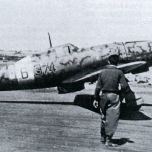 Macchi Mc.202 Folgore, 51° Stormo, 153° Gruppo, 374° Squadriglia, no.374-6, Sicily 1942