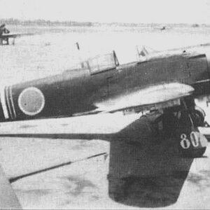 Kawasaki Ki-100-I Otsu, no. 80, 1 Chutai,  111 Sentai