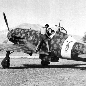 Macchi MC.202 Folgore, 51° Stormo, 155° Gruppo, 378° Squadriglia, no.378-1, Italy 1942