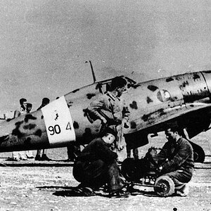 Macchi MC.202 Folgore, 4° Stormo, 10° Gruppo, 90° Squadriglia, no.90-4, Libya 1942 (1)